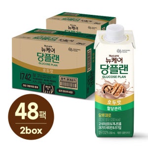 (본사직영 )뉴케어 당플랜호두맛(200mlx24팩) 2박스