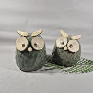 부엉이 장식 인테리어 소품, 땀손도예