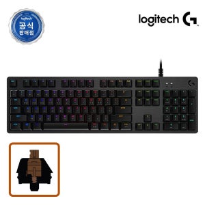 로지텍G 로지텍코리아 정품 G512 기계식 게이밍키보드 GX BROWN TACTILE(갈축)