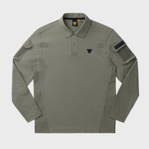 [볼디스트] 워크 소매 포켓 폴로 긴팔 티셔츠 V4 2ATAX26003GYM