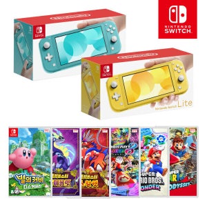 닌텐도 닌텐도 스위치 라이트+게임팩 1개 스위치 Lite 본체+게임타이틀 옵션선택