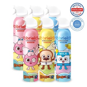 브리엘 브레드이발소 버블클렌저 200ml x 6종(기본형)