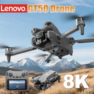 레노버 GT50 드론 프로페셔널 8K HD 카메라 5G 브러시리스 모터 항공 촬영 광학 흐름 스크린 탑재 RC 쿼드콥터