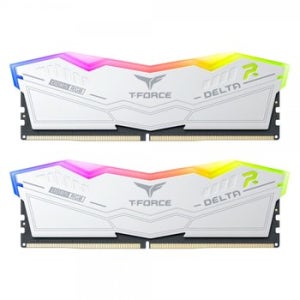 TeamGroup T-Force DDR5-6000 CL28 Delta RGB 화이트 패키지 서린 (32GB(16Gx2))