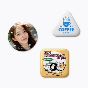 퍼블로그 포토버튼 핀버튼 핀뱃지 자석 거울 뱃지 커스텀 주문제작 굿즈