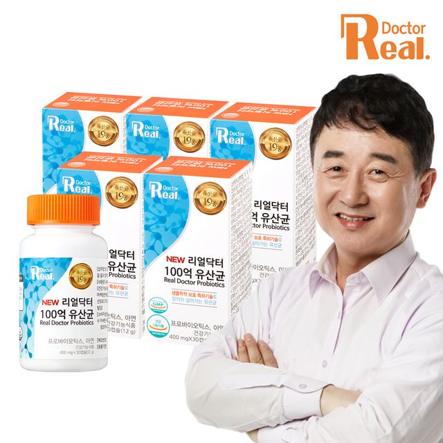 리얼닥터 리얼닥터 포스트바이오틱스 100억 유산균 30캡슐 5개 (5개월분)