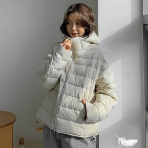 덕다운투웨이후드경량패딩