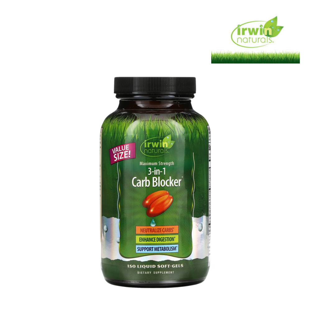 <b>어윈내추럴</b> 3in1 카브 블락커 흰강낭콩 추출물 150정