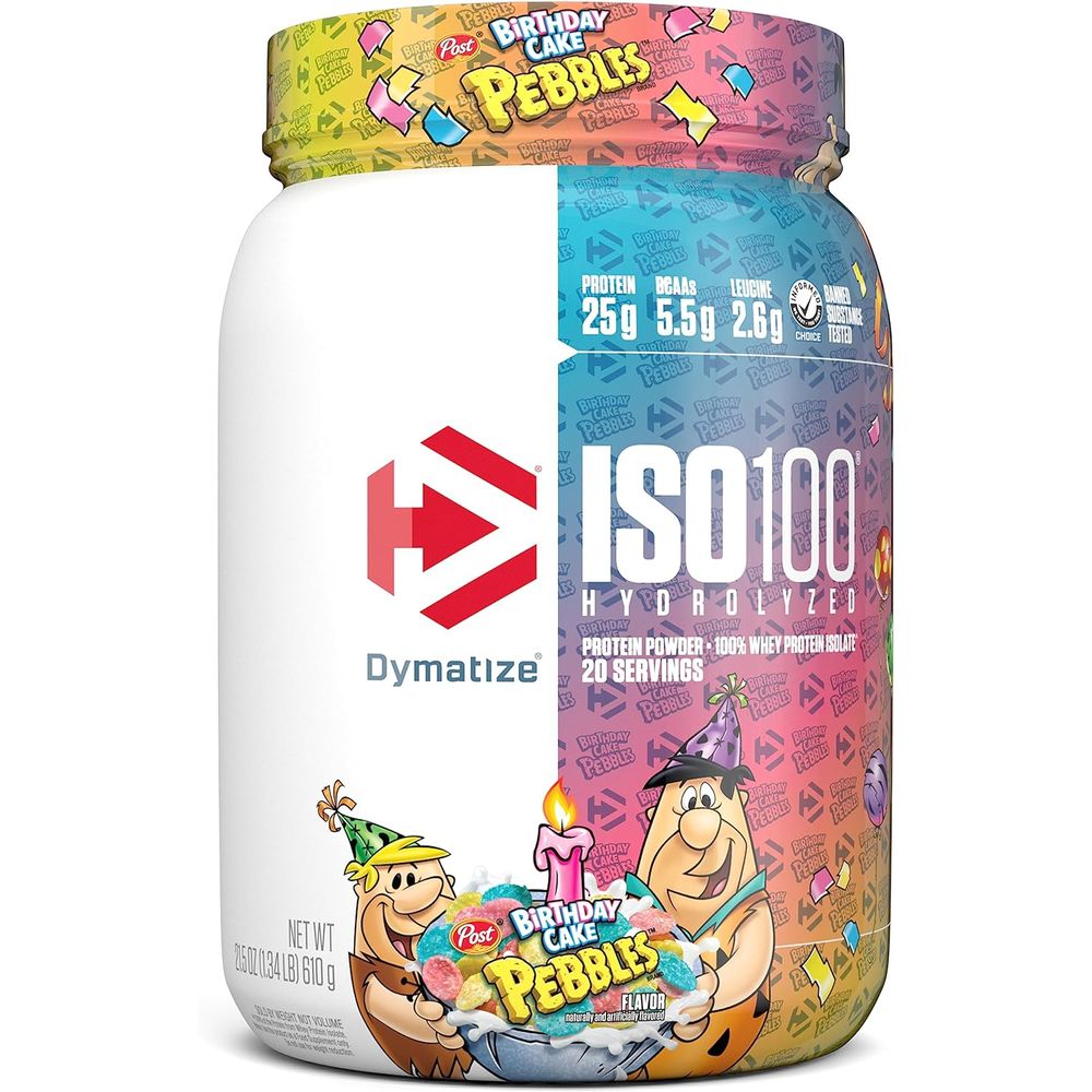 다이마타이즈 <b>ISO 100</b> 하이드로라이즈드 프로틴 <b>벌스데이케이크</b>맛 파우더 610g