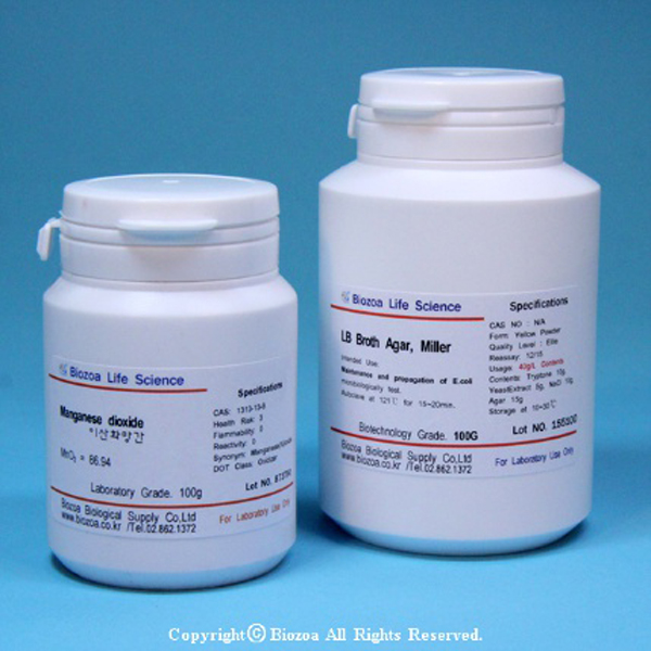 이산화망간 100g <b>Manganese</b> dioxide