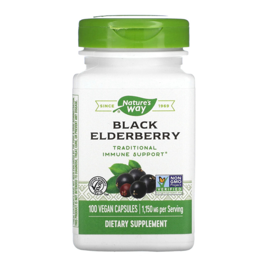 네이처스웨이 네이처스웨이 <b>블랙 엘더베리 575mg</b> 100베지캡슐