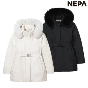 매장정품 네파 25 FW 여성 프리미엄 구스코트 아르테 미드 다운자켓 폭스퍼 7L82062 1600760