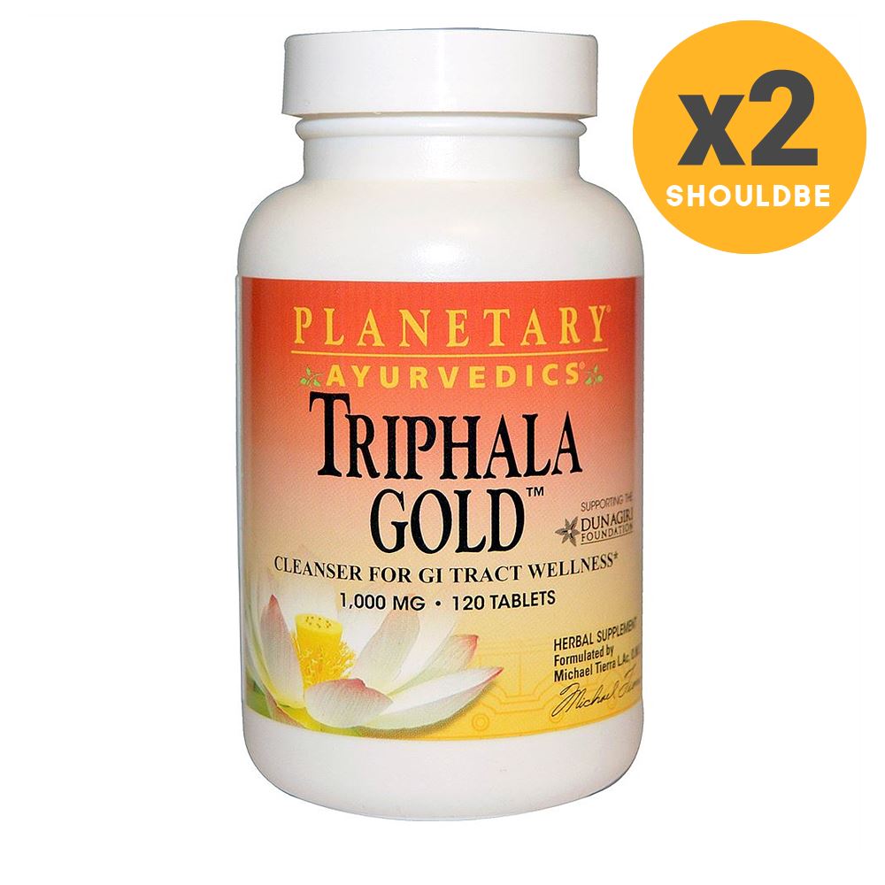 Planetary Herbals <b>트리팔라 골드 1000mg</b> 120정