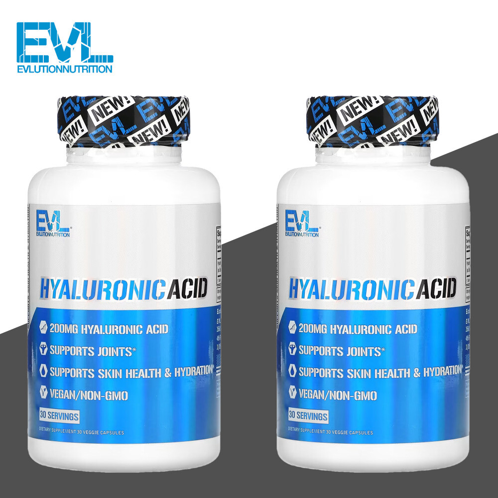 EVL <b>에볼루션 뉴트리션 히알루론산</b> 200mg 30베지 캡슐 2개