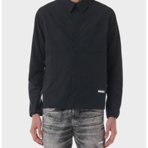 새티스파이 블랙 셔츠 11017 BK CAMICIA PEACESHELL RIVER