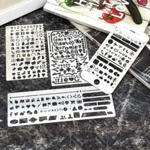 모형철자 학용품 사무용품 세트 철자 모형자 만화그리기