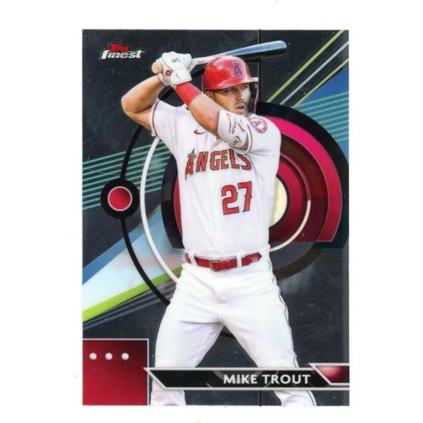 2023년 순위 90위 마이크 트라웃 로스앤젤레스 에인절스 MLB 야구 베이스 트레이딩 카드