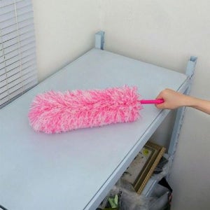 총채 차량 틈새 먼지 청소 정전기 먼지털이 360도 회전형