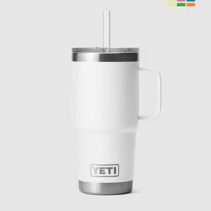 예티 램블러 손잡이 빨대 텀블러 25온스 740ml 보온 보냉 여행용 캠핑용