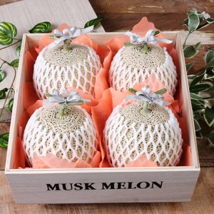 햇살아름 [햇살아름]머스크메론 오동 선물세트 2호 (6.8kg이상/4개)