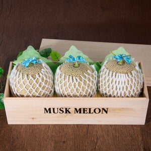 햇살아름 [햇살아름]머스크메론 오동 선물세트 1호 (5.1kg이상/3개)