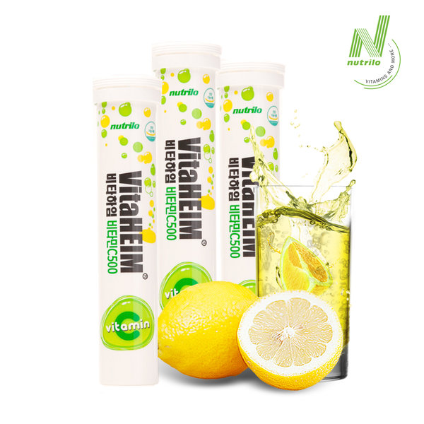 <b>누트릴로</b> 비타하임 발포<b>비타민C</b> 레몬맛 20정 X 3통