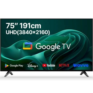 스타인즈  75인치 UHD 구글 스마트 TV 4K LED TV KKZ7500SUH