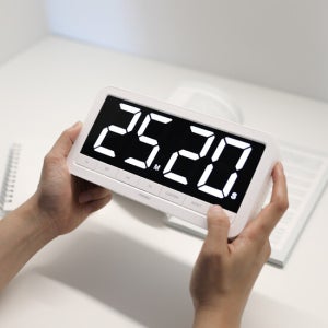 무아스 [무아스] 빅플러스 20cm Led 충전식 타이머 요리 공부 수험생 디지털
