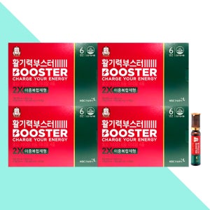 정관장 활기력 BOOSTER 부스터 쇼핑백동봉 14병X4개