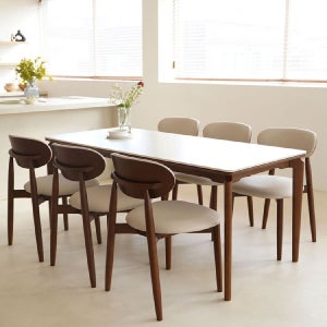 마루이 오클린 포세린 통세라믹 6인용 1800 식탁세트 의자형