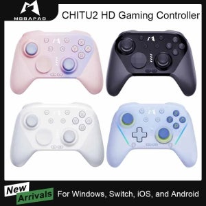 MOBAPAD CHITU 2 HD 기계식 컨트롤러 - Nintendo Switch 1/2, PC, Android, iOS용 TMR 스틱 게임패드가 포함된 광택 버전
