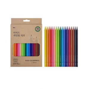 늘정 18색색연필 SP 1세트 12개입 스케치색연필 색연필세트