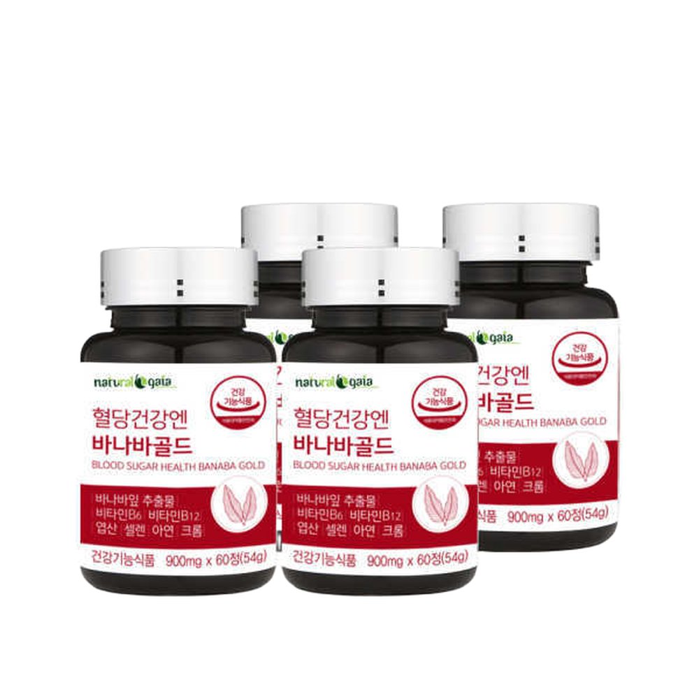 내츄럴<b>가이아</b> 혈당건강엔 바나바골드 4개