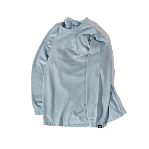 [와일] 저스트 리치 클라이밍 티셔츠 긴팔 남녀공용 (SORA BLUE)