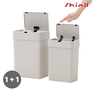 [신일]  신일 스마트 모션 센서 자동 쓰레기통 15L+9L 세트 SLTB-15W+9W