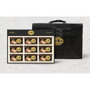 제주하우스 제주 흑돼지 90% 햄 200g x 9EA  선물세트 (부직포가방)