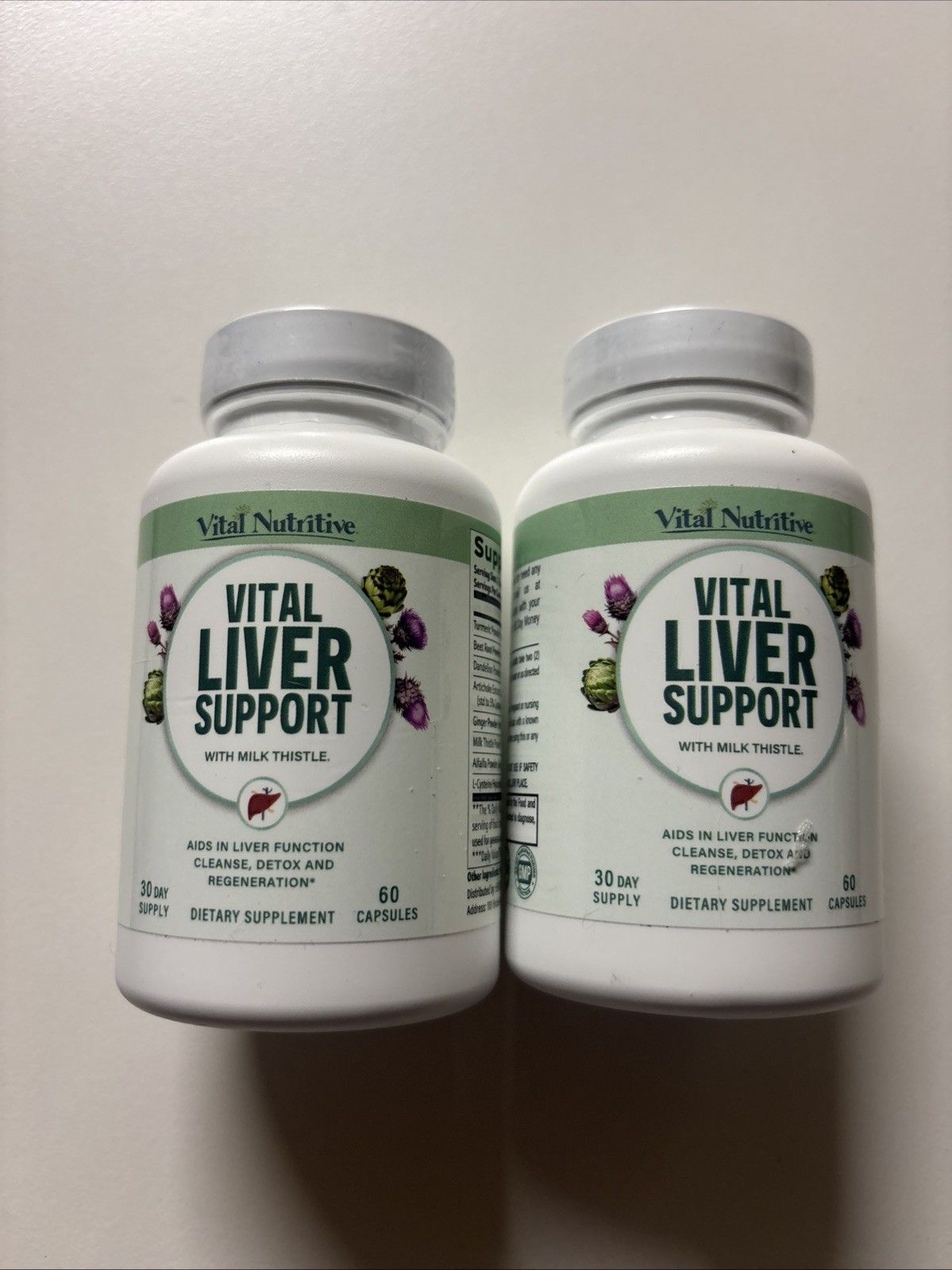 VITAL NUTRITIVE 간 - 필수적인 건강 지원 프리미엄 및 회복제 2병 117670