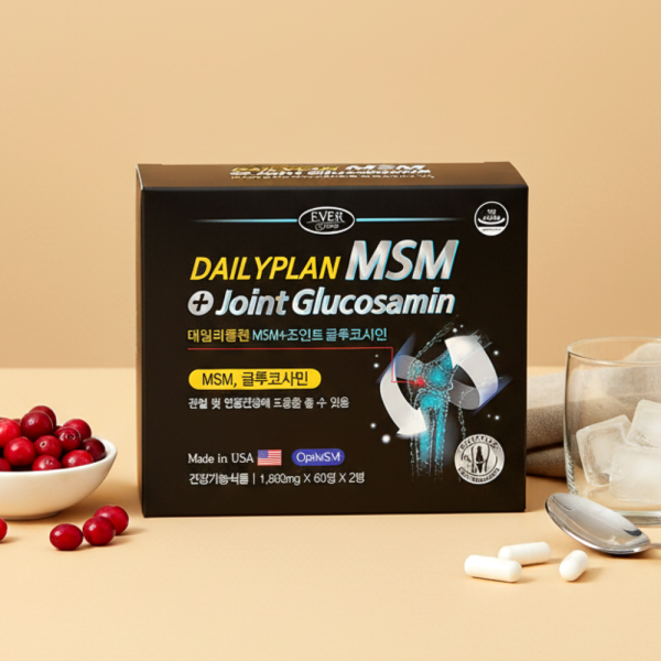데일리플랜 데일리플랜 MSM 조인트 글루코사민 60+60정 관절영양제 10박스