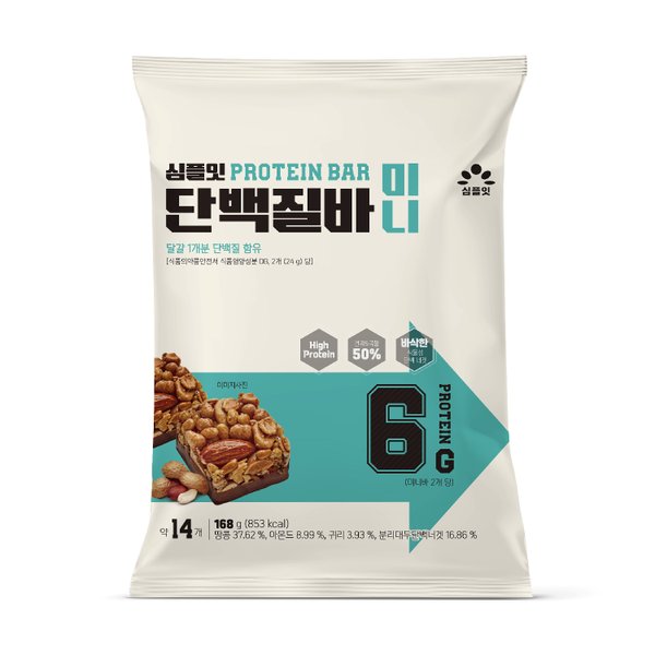 에스앤푸드 심플잇 단백질바 미니