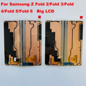 삼성 Z 폴드 2/폴드 3/폴드 4/폴드 5/폴드 6용 AMOLED 정품 내부 대형 LCD 디스플레이 터치 스크린 디지타이저 어셈블리 수리