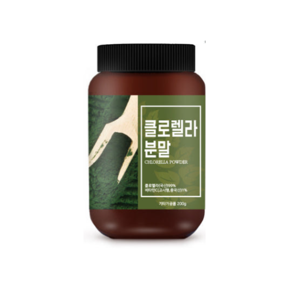 건강스토리 클로렐라 분말 가루 국산 파우더 200g