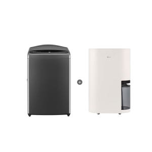LG 통돌이 세탁기 + LG 휘센 오브제컬렉션 제습기 (T19MX8A + DQ214MEGA)
