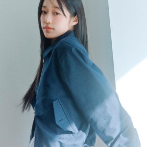 [리] 우먼 스트링 코튼 블루종 자켓 네이비 LE2601JK61NA