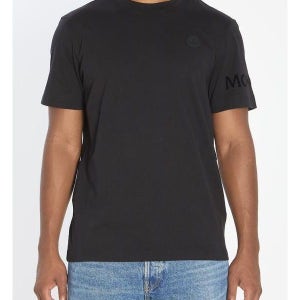 몽클레르 로고 코튼 티셔츠 8C0003989AYW999 라프리마 몽클레어 패치 8C00039 89AYW 999 151060940