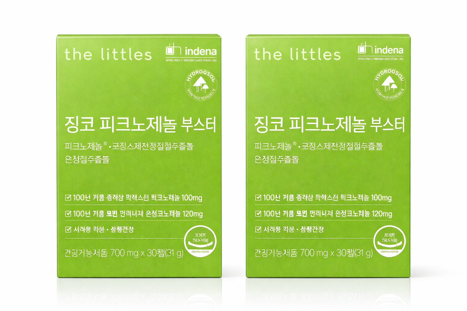 <b>더리틀스</b> 징코<b>피크노제놀</b>부스터 30정, 2개