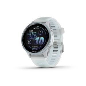 가민 포러너 570 러닝 GPS 스마트워치 화이트스톤/클라우드 블루, 42mm