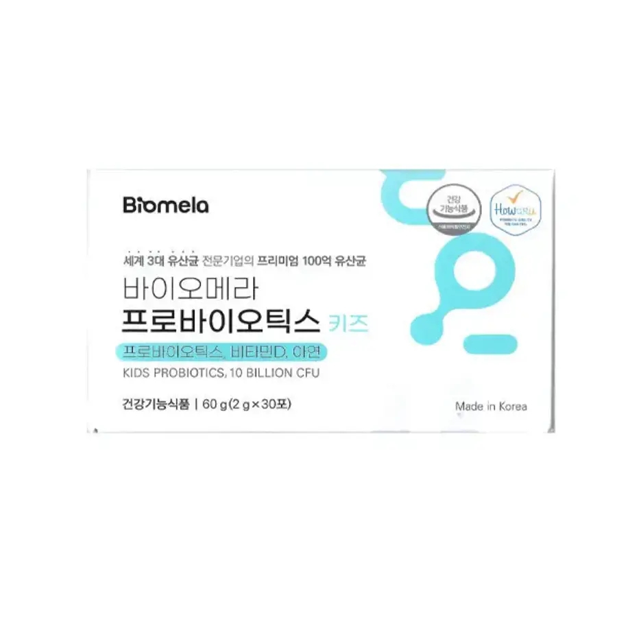 냉장 바이오메라 <b>프로바이오틱스 키즈</b> 2g x 30포 써클 384465