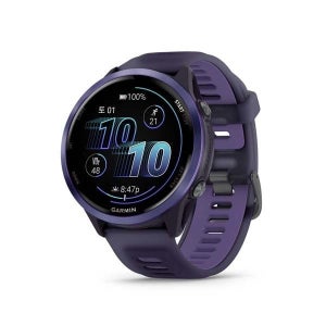 가민 포러너 570 러닝 GPS 스마트워치 퍼플/인디고, 47mm