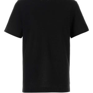 보스 블랙 코튼 티셔츠 50557395 001