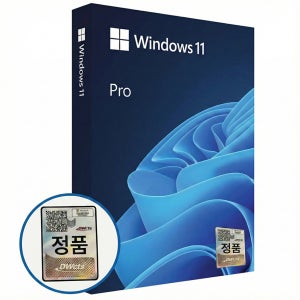 마이크로소프트 윈도우11 Pro FPP(Windows11 Pro FPP) 처음사용자용 설치USB 라이센스 풀패키지